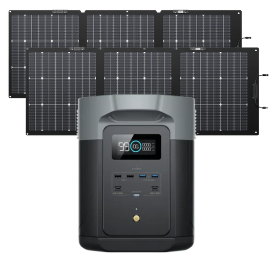 DELTA 2 Max 127V + 2x Painéis Solares 160W