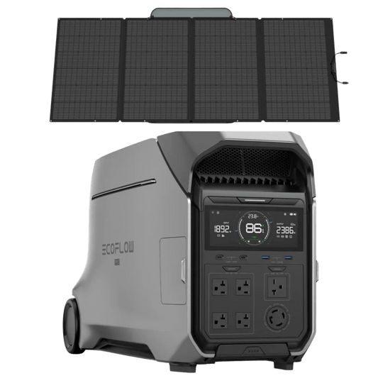 Gerador DELTA Pro 3 + Painel 400W Ecoflow