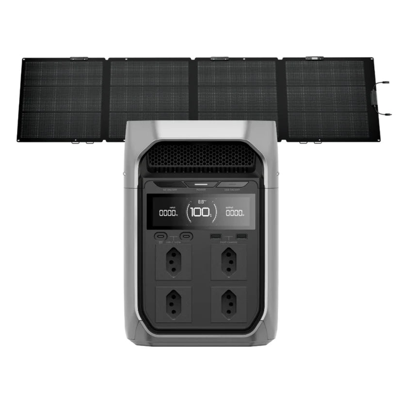 Delta 3 Max Plus + Painel 220W Ecolfow